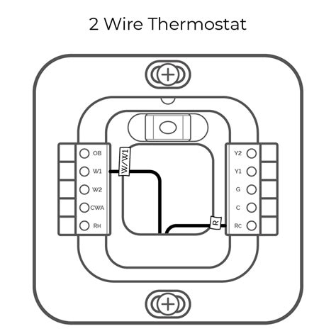 thermostat wire junction box|two wire thermostat wiring diagram.